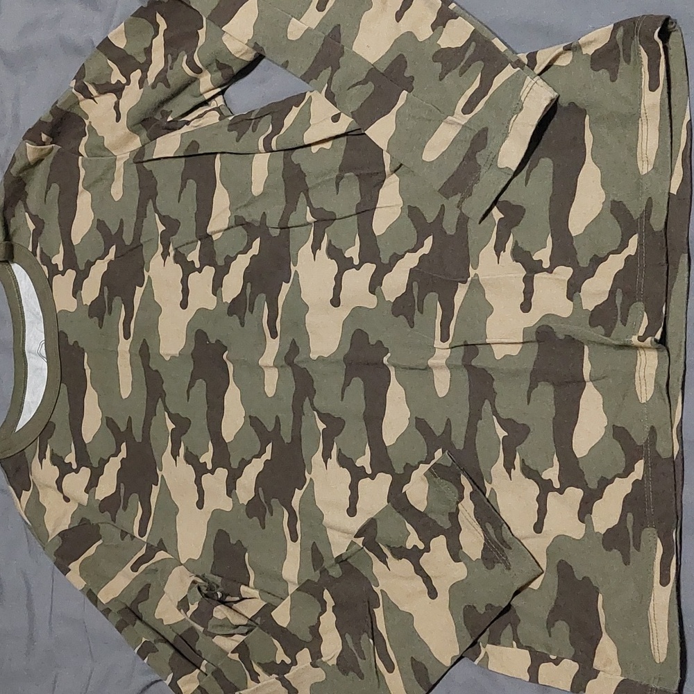 Boys long sleeve camo